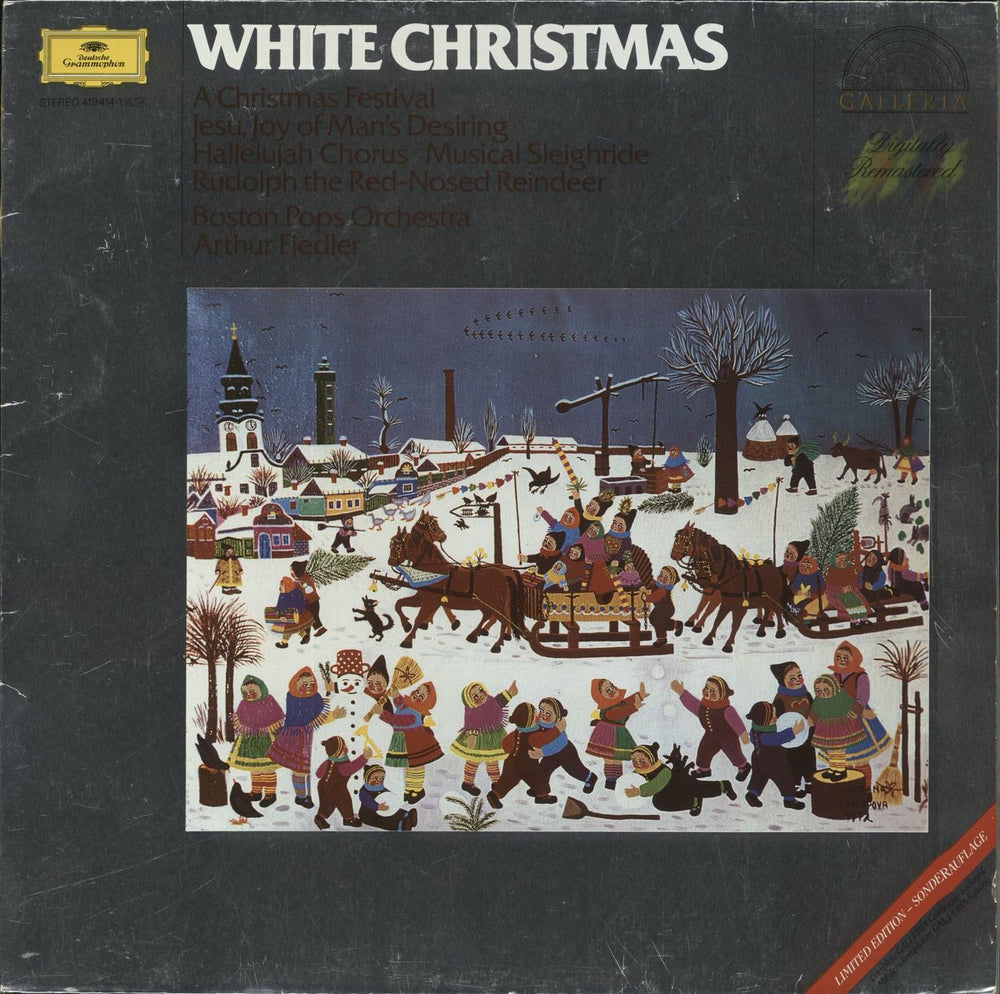 The Boston Pops Orchestra White Christmas German vinyl LP album (LP record) 419414-1