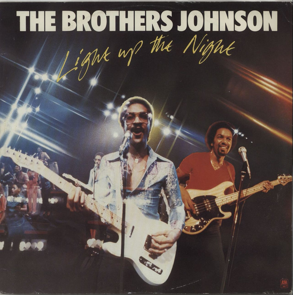 The Brothers Johnson Light Up The Night UK 12" vinyl single (12 inch record / Maxi-single) AMSP7526