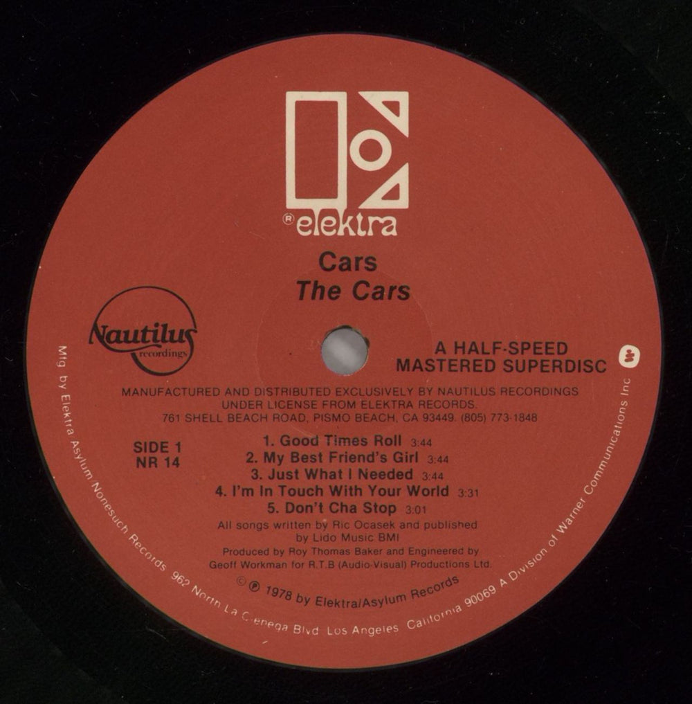 The Cars The Cars US vinyl LP album (LP record) C-RLPTH501593