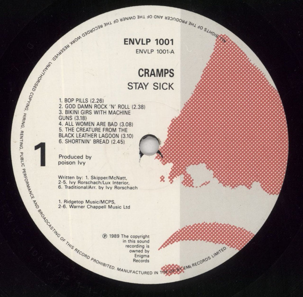 The Cramps Stay Sick! UK vinyl LP album (LP record) CRALPST586369