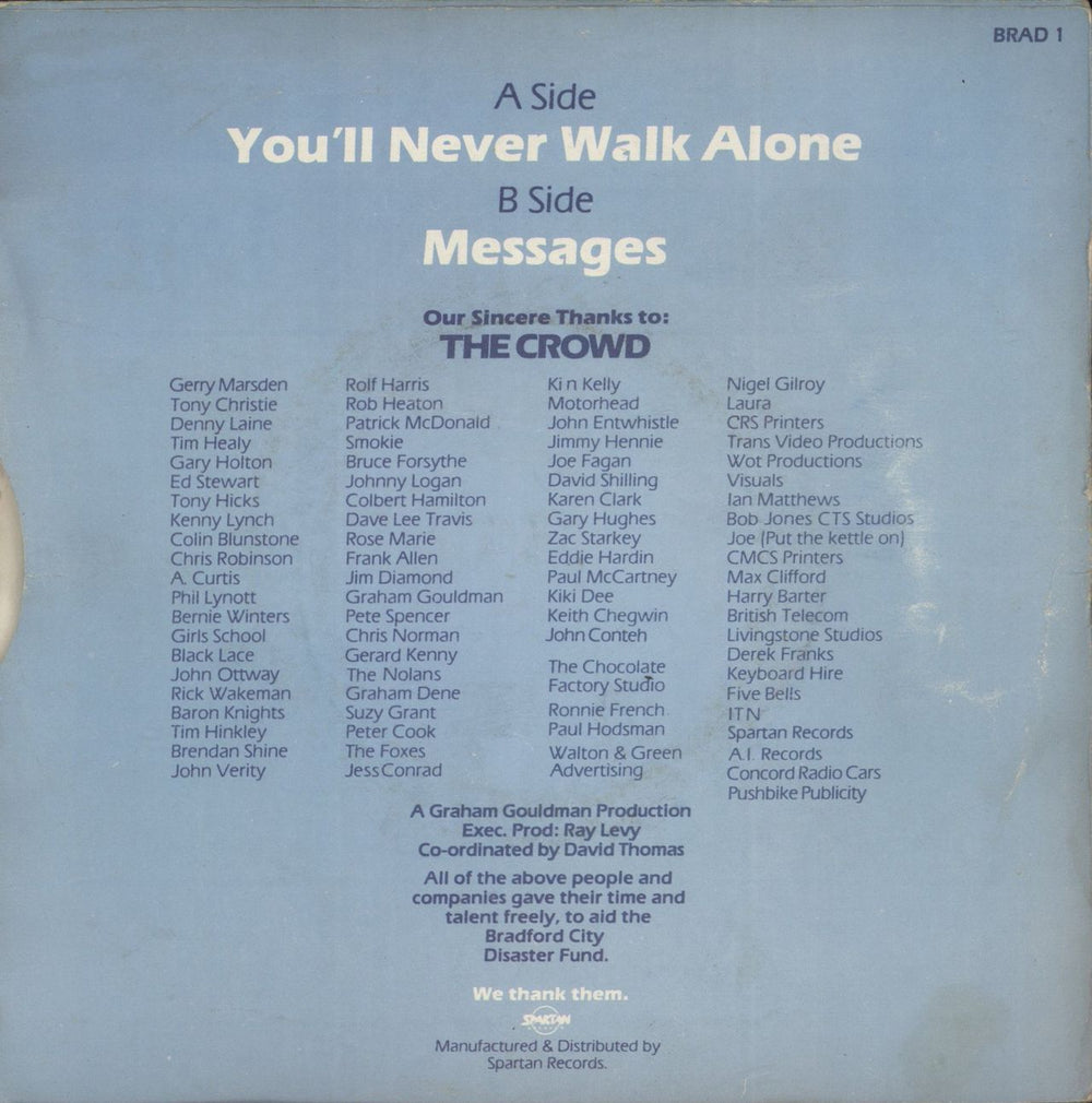 The Crowd You'll Never Walk Alone UK 7" vinyl single (7 inch record / 45)