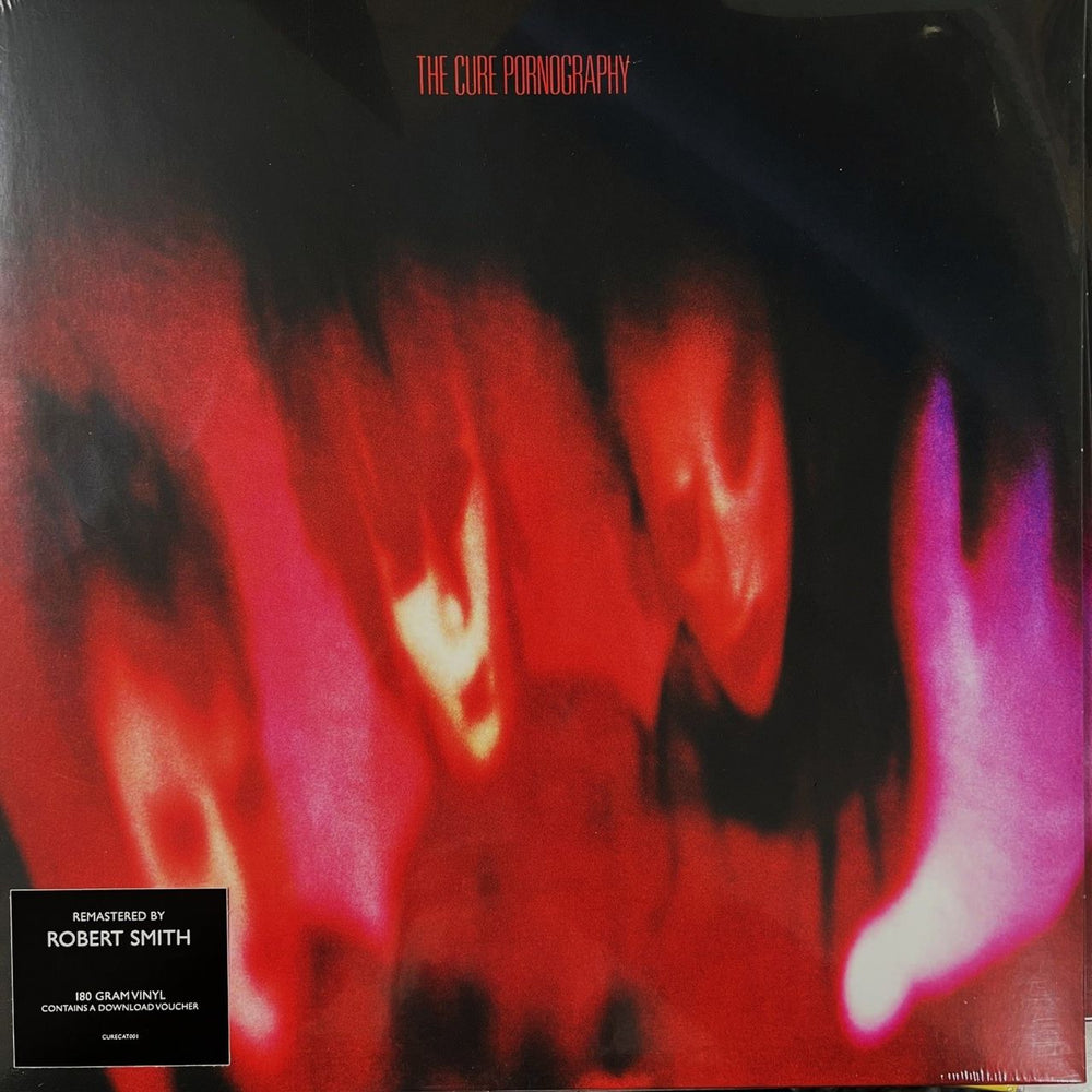 The Cure Pornography - Remastered 180 Gram - Sealed UK vinyl LP album (LP record) CURECAT001