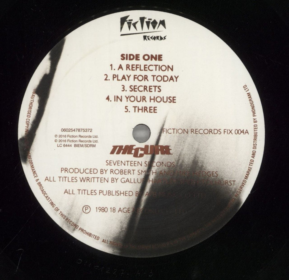 The Cure Seventeen Seconds: Remastered - 180 Gram Vinyl UK vinyl LP album (LP record) CURLPSE741356