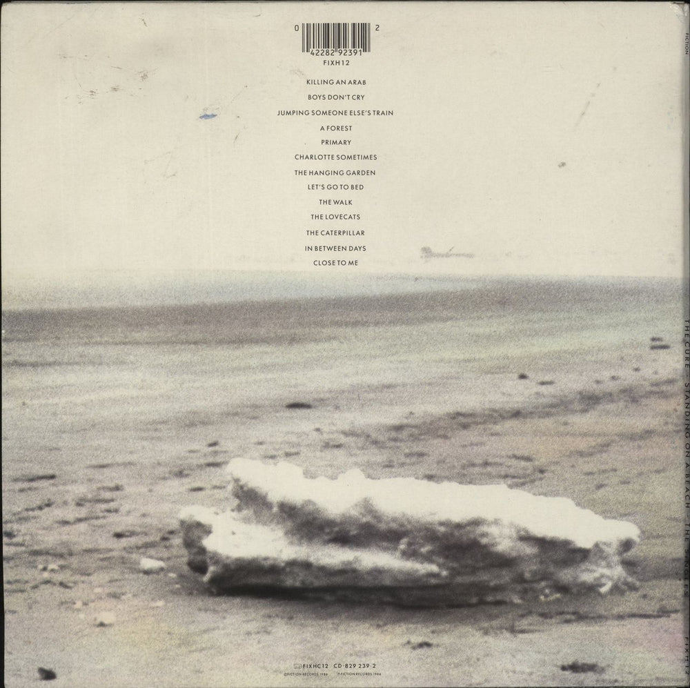 The Cure Standing On A Beach - VG UK vinyl LP album (LP record) 042282923912