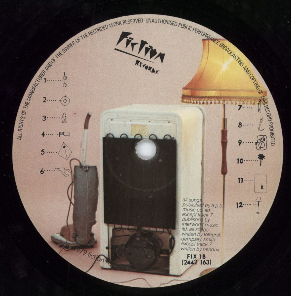 The Cure Three Imaginary Boys + Inner + Postcard UK vinyl LP album (LP record) CURLPTH799125