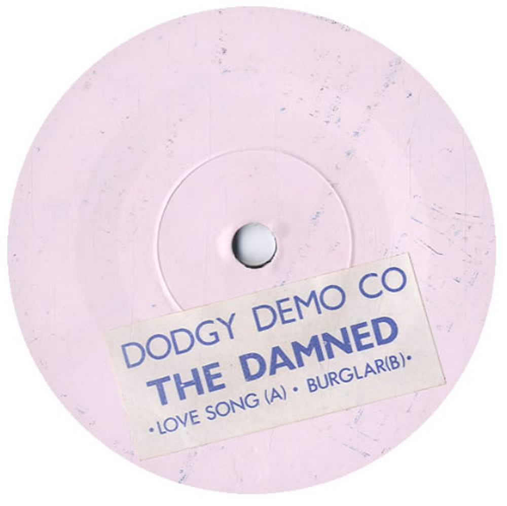 The Damned Dodgy Demo - EX UK Promo 7" vinyl single (7 inch record / 45) DAM07DO62710