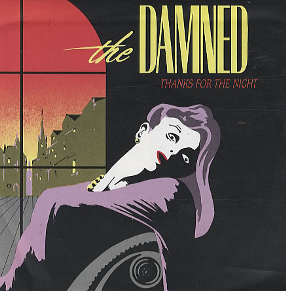 The Damned Thanks For The Night UK 7" vinyl single (7 inch record / 45) DAMNED1