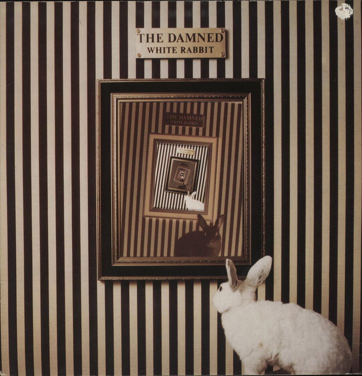 The Damned White Rabbit - Grey labels - misprint UK 12