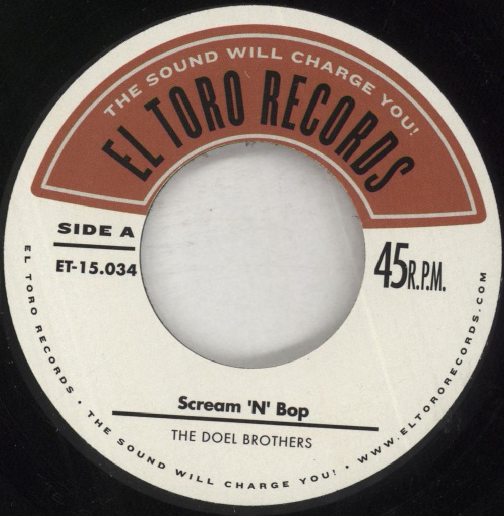 The Doel Brothers Go Screamin' And Go Vegas Spanish 7" vinyl single (7 inch record / 45) 8H307GO851678