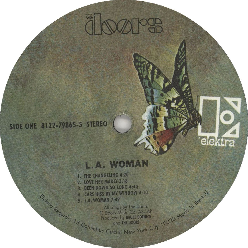 The Doors LA Woman - 180gm UK vinyl LP album (LP record) DORLPLA726542