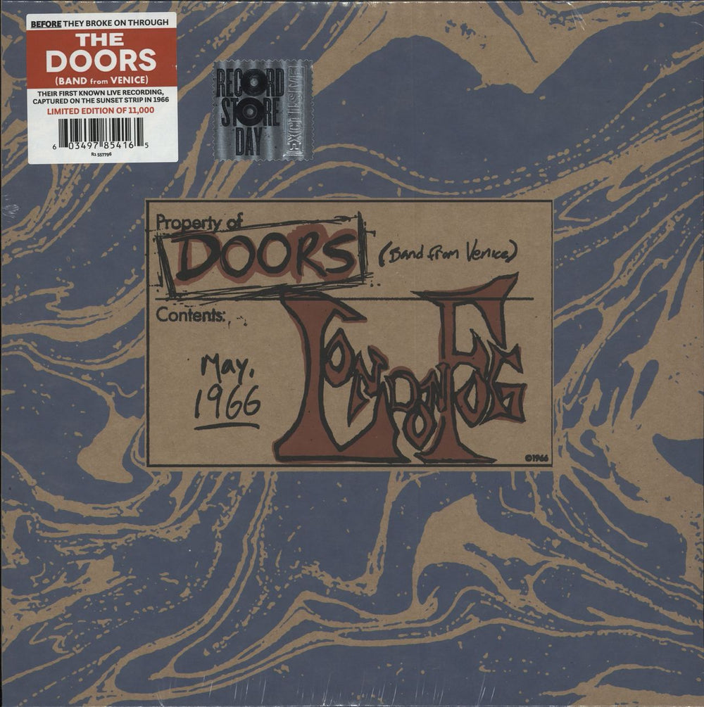 The Doors London Fog 1966 - RSD19 - Sealed UK 10" vinyl single (10 inch record) R1-557796