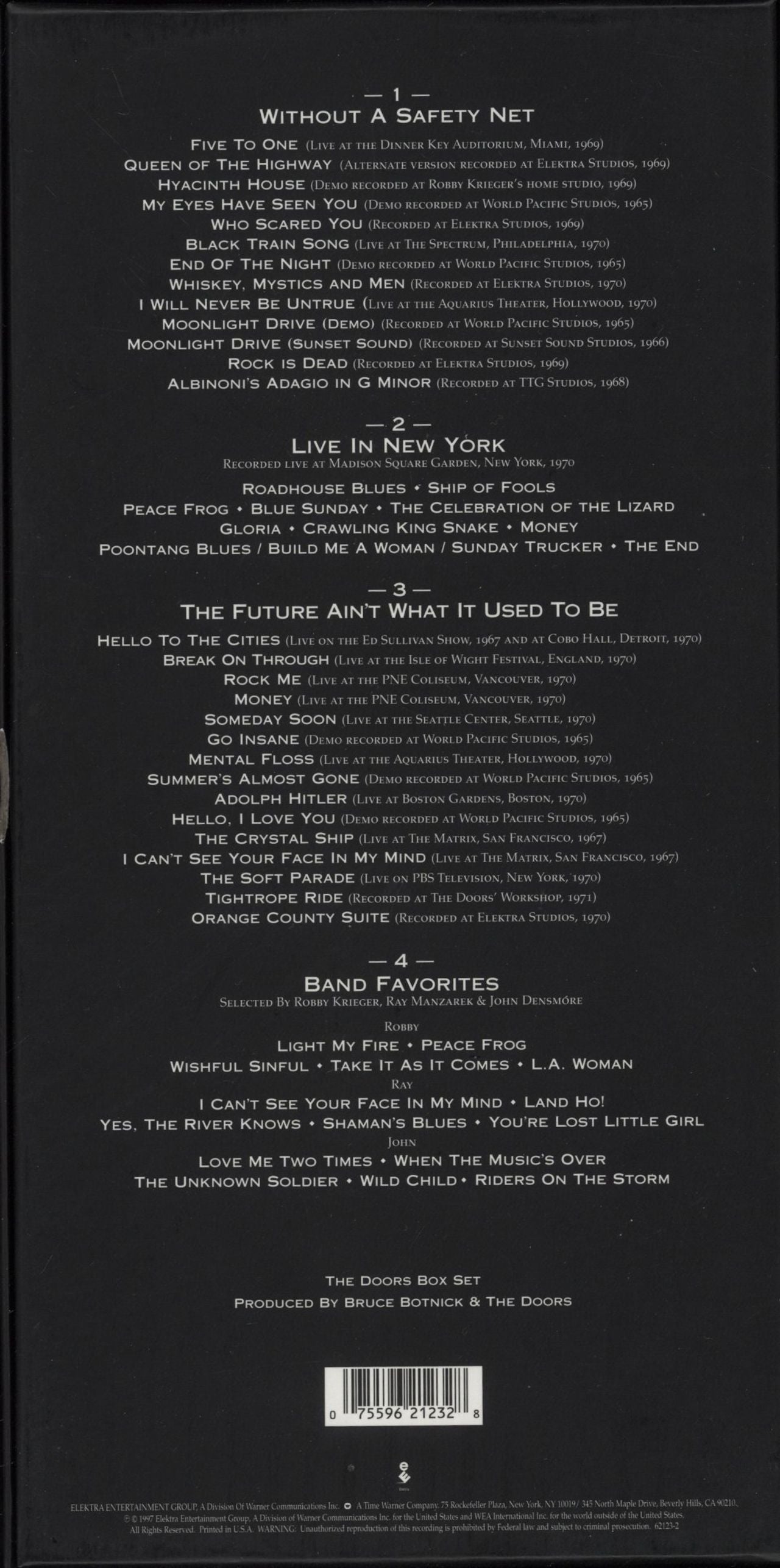 The Doors The Doors Box Set US Cd album box set — RareVinyl.com