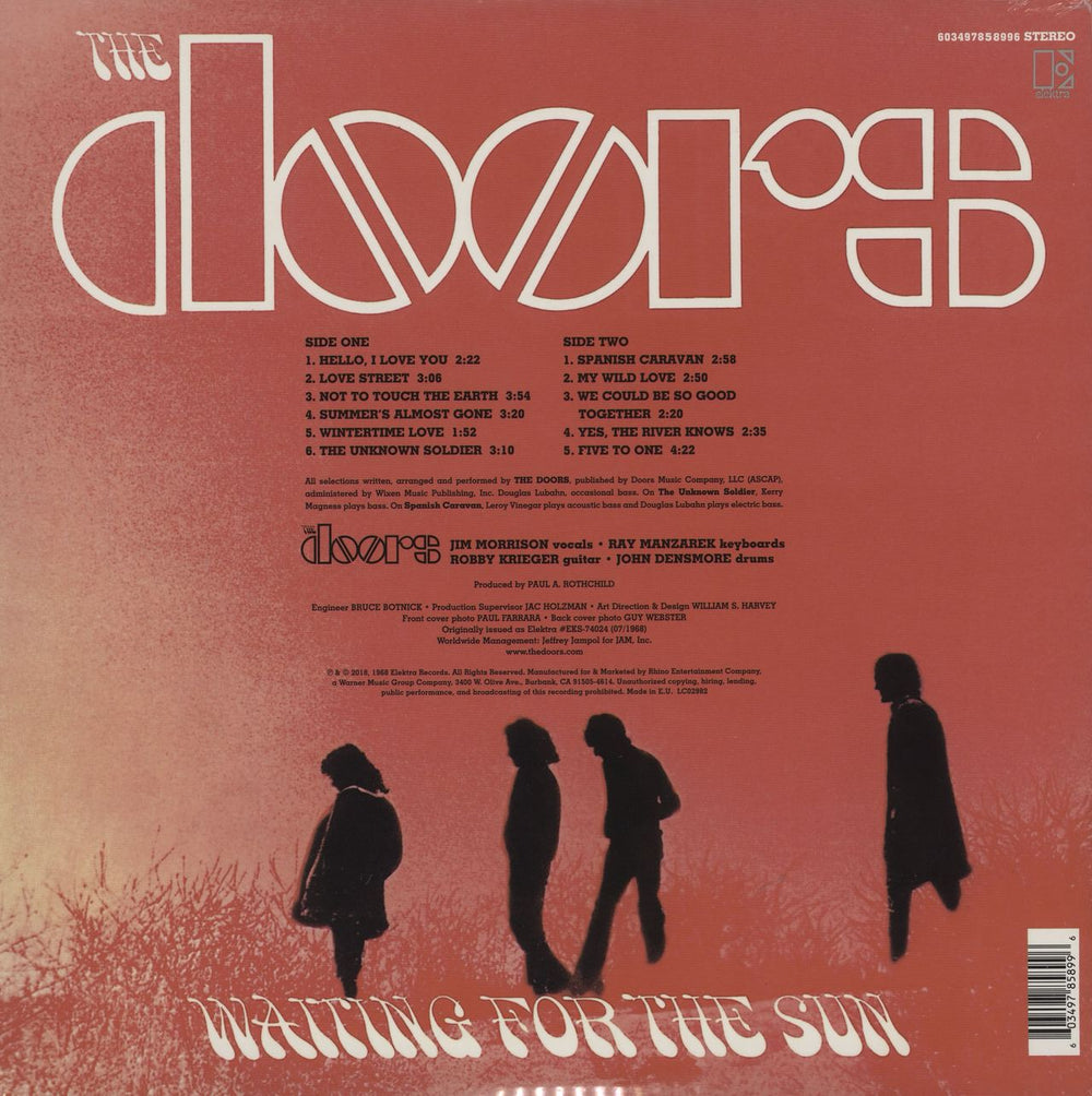 The Doors Waiting For The Sun - 180 Gram - Sealed UK vinyl LP album (LP record) 603497858996