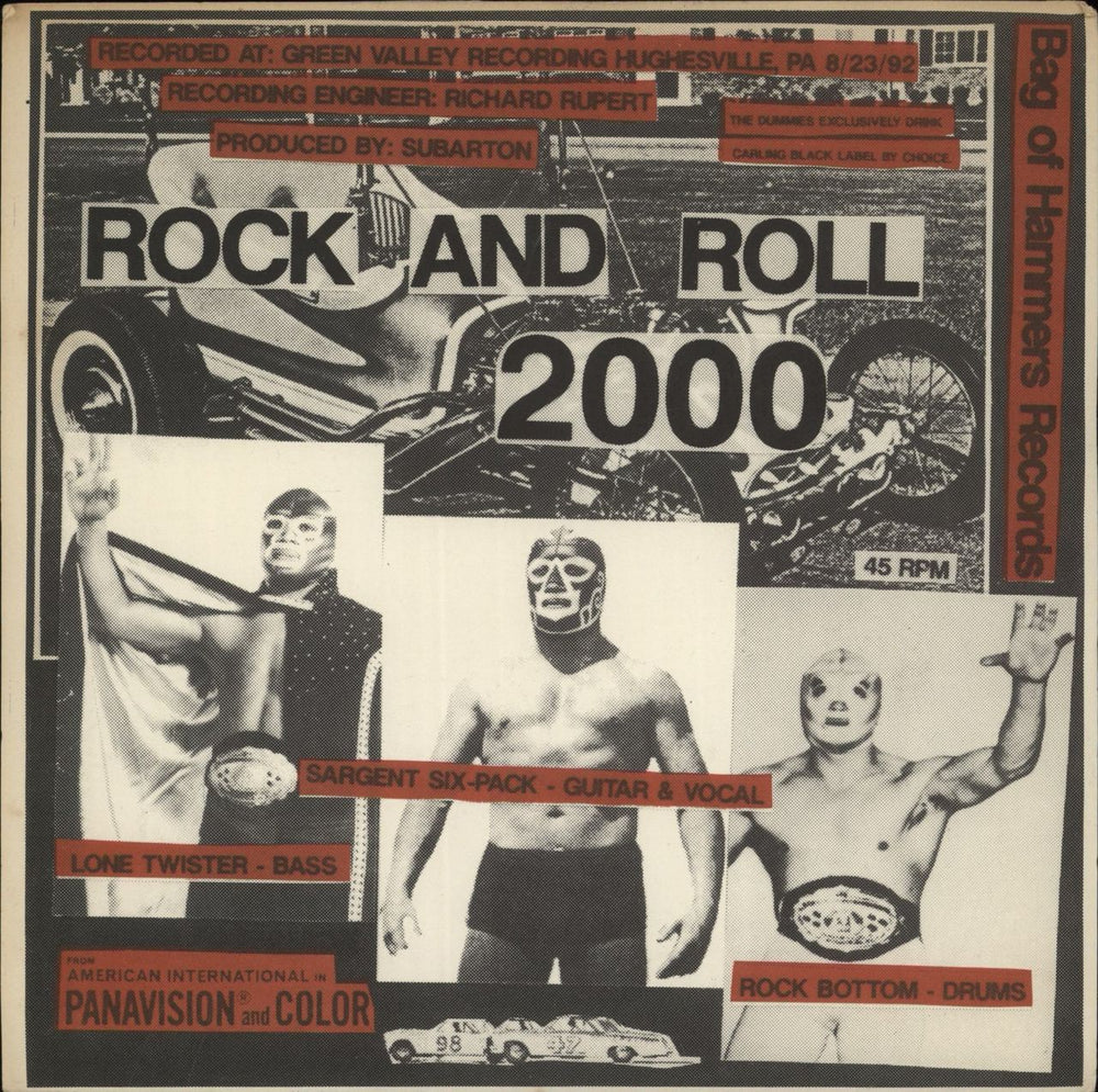 The Dummies Rock And Roll 2000 US 7" vinyl single (7 inch record / 45)