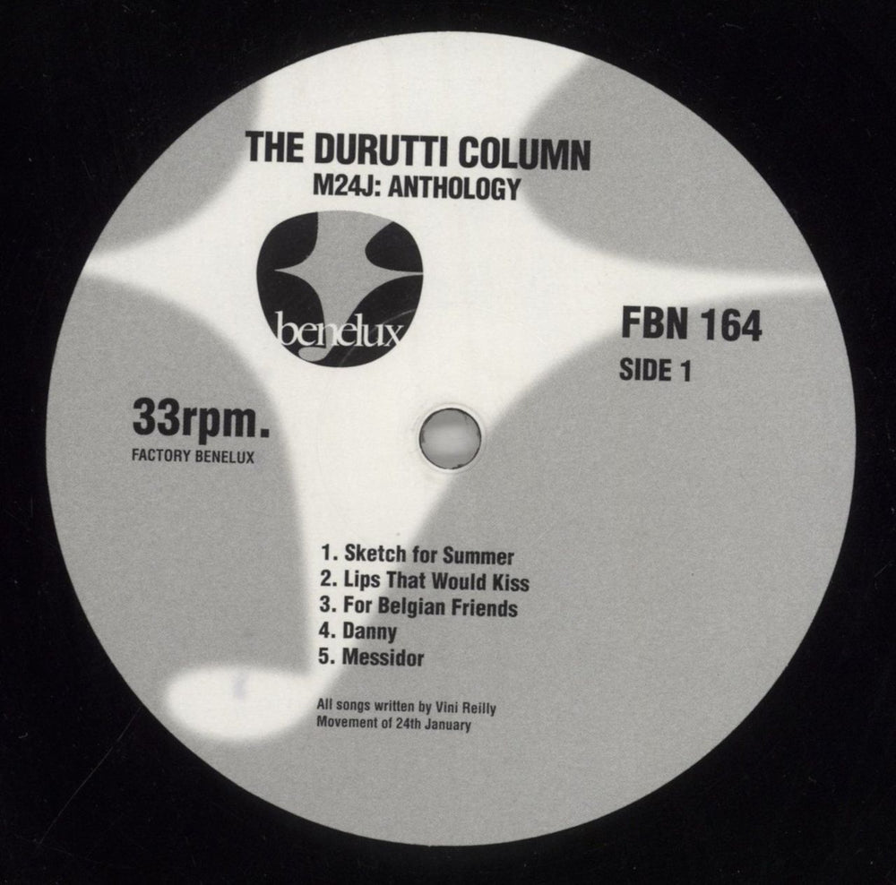 The Durutti Column M24J (Anthology) + 7" French 2-LP vinyl record set (Double LP Album) DTI2LMJ850655