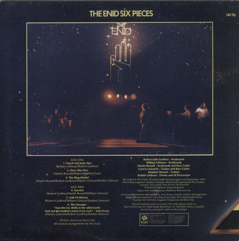 The Enid Six Pieces - EX UK vinyl LP album (LP record)