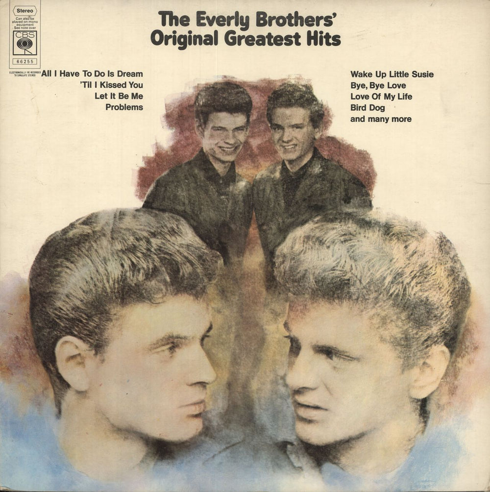 The Everly Brothers Original Greatest Hits UK 2-LP vinyl record set (Double LP Album) 66255