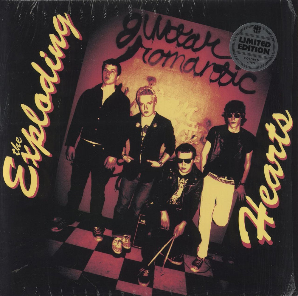 The Exploding Hearts Guitar Romantic - Exploded Heart Edition Vinyl UK vinyl LP album (LP record) TMR-894