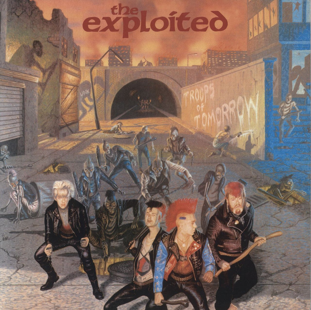 The Exploited Troops Of Tomorrow Italian vinyl LP album (LP record) RRS60