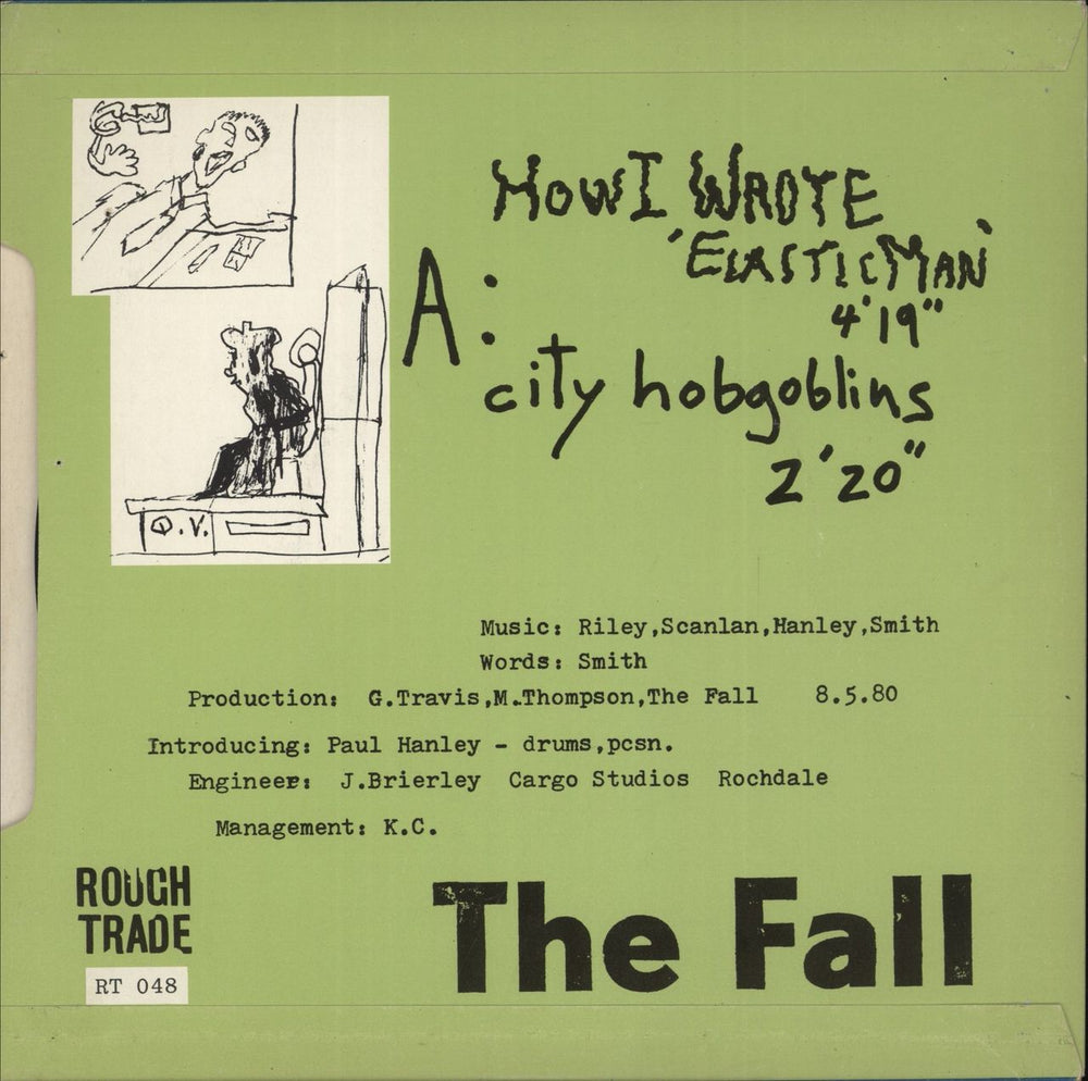 The Fall How I Wrote Elastic Man - EX UK 7" vinyl single (7 inch record / 45)