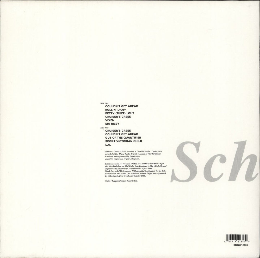 The Fall Schtick: Yarbles Revisited UK vinyl LP album (LP record) 607618213510