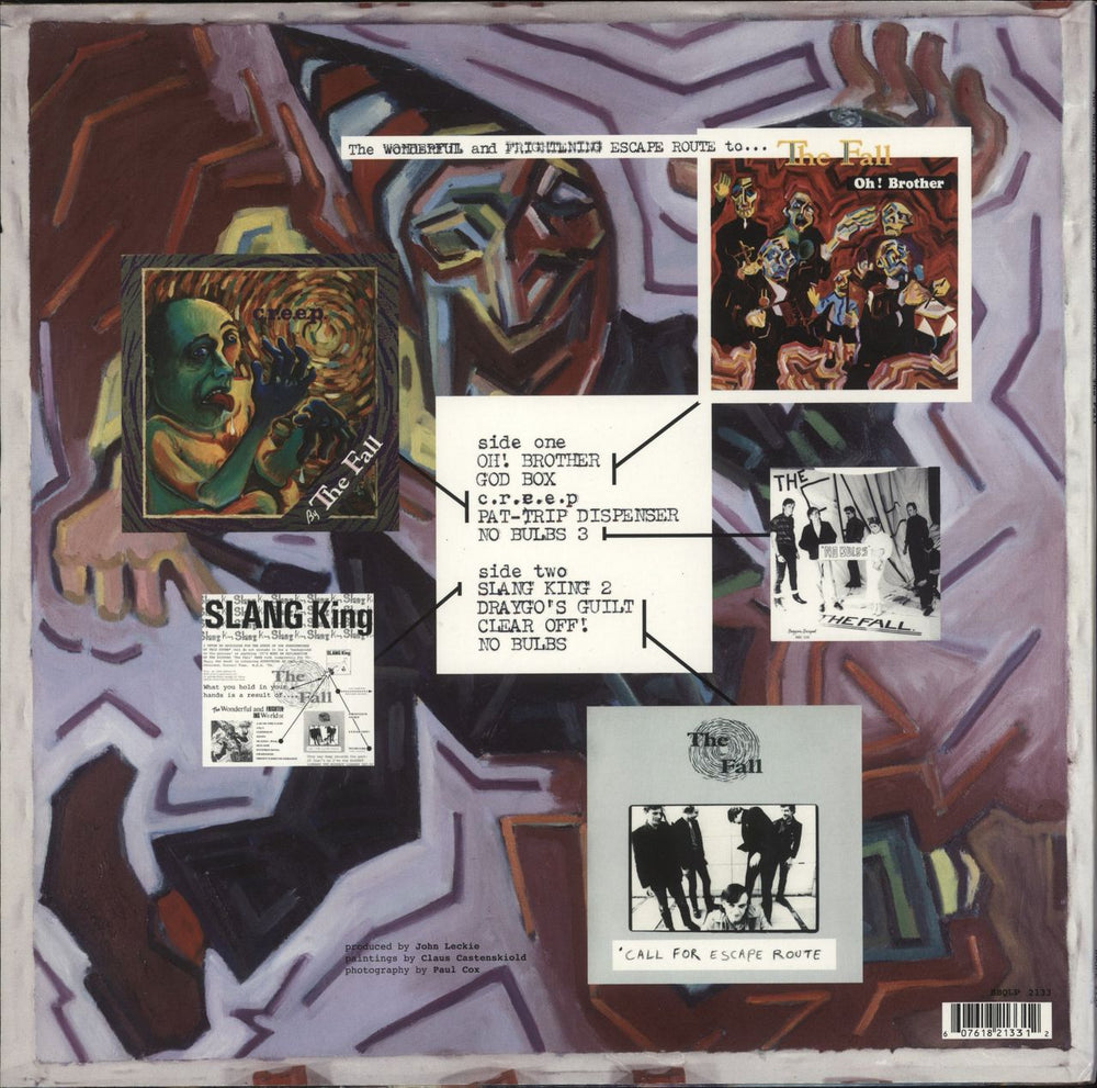 The Fall The Wonderful And Frightening Escape Route To... UK vinyl LP album (LP record) 607618213312