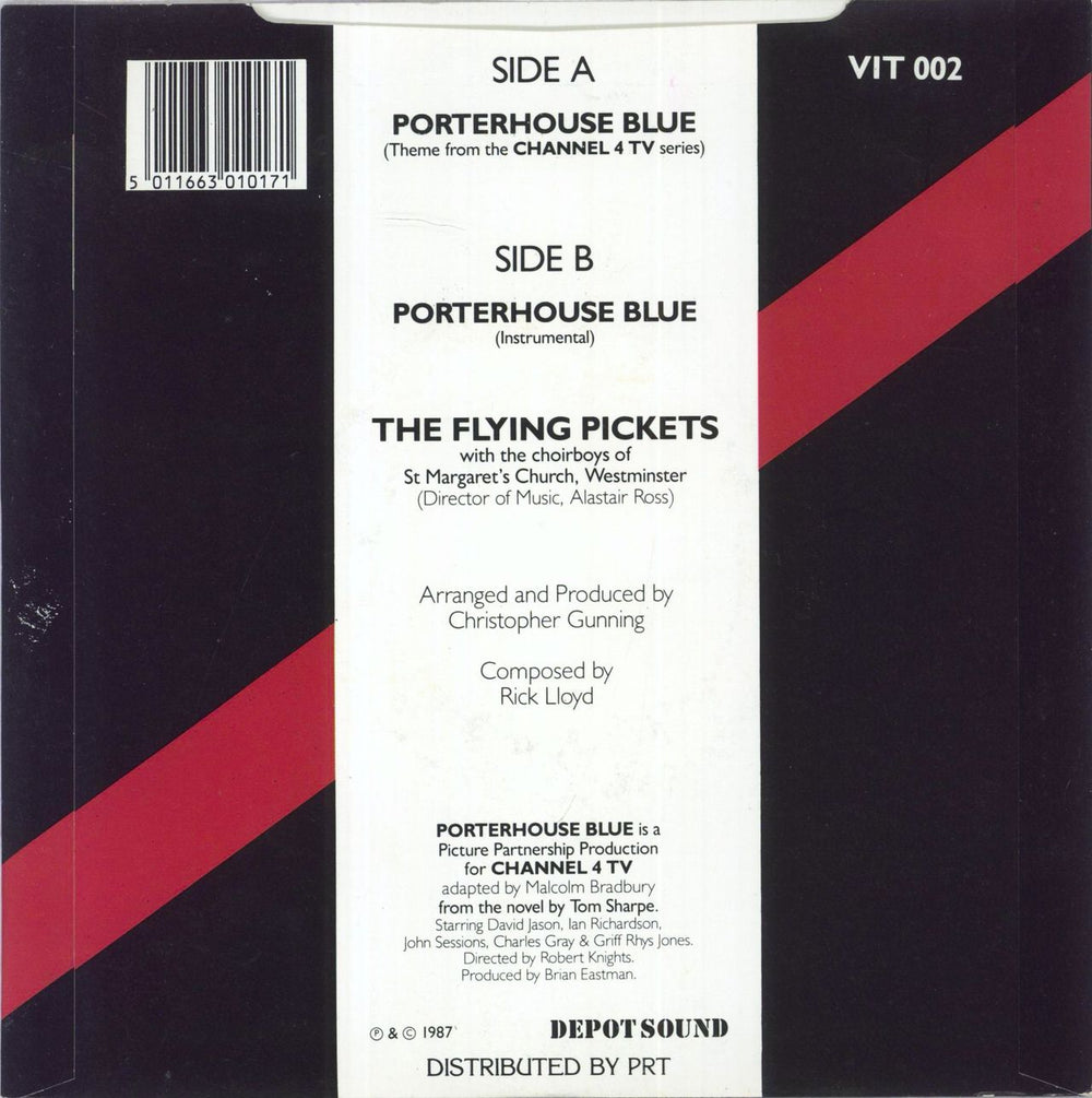 The Flying Pickets Porterhouse Blue UK 7" vinyl single (7 inch record / 45) FLY07PO848562