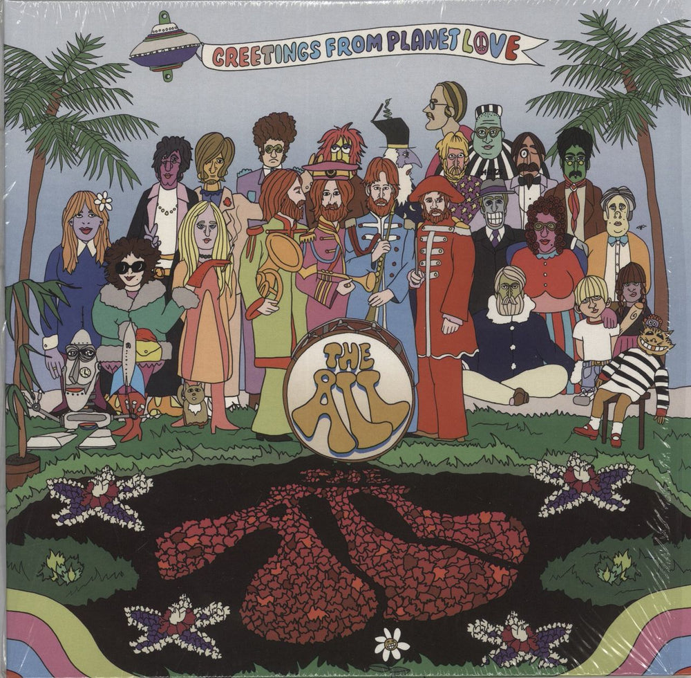 The Fraternal Order Of The All Greetings From Planet Love - Splatter Vinyl UK 10" vinyl single (10 inch record) ECLECLP22758