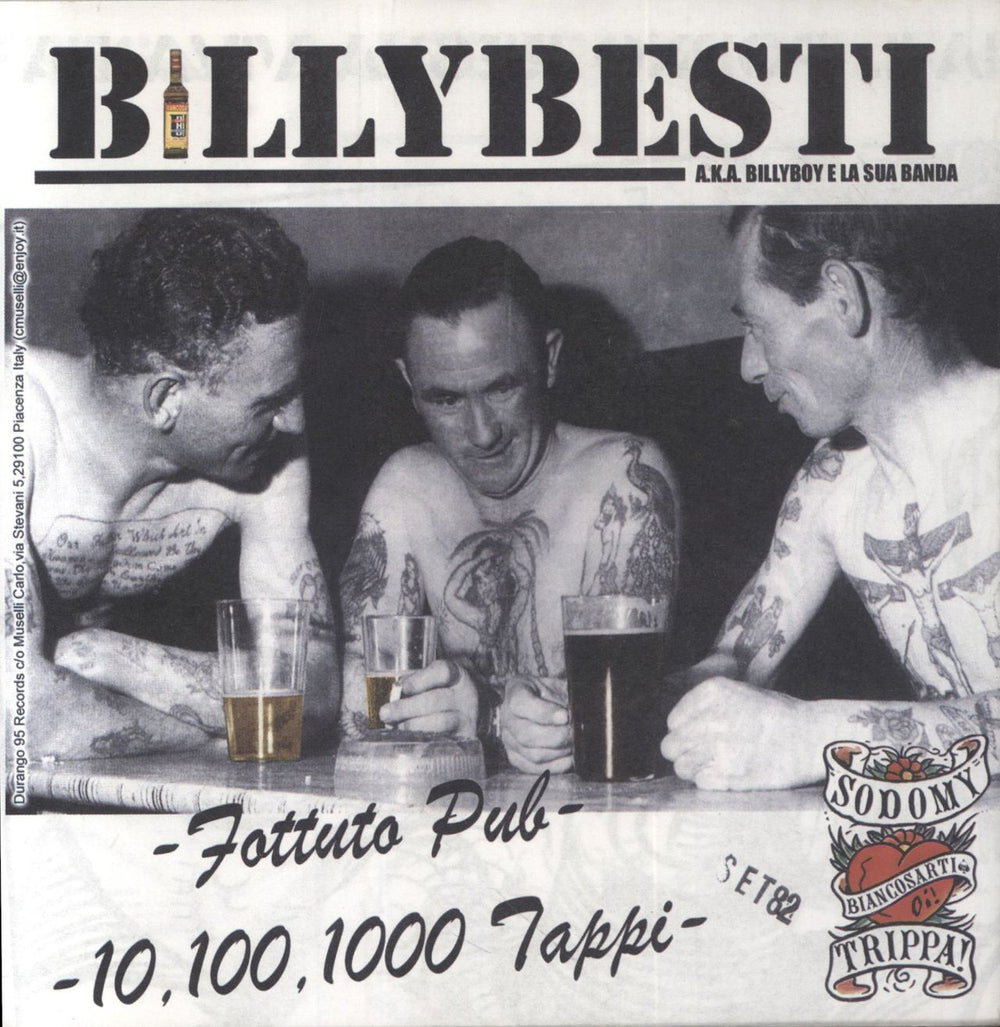 The Grabbies Billybesti / Grabbtched Italian 7" vinyl single (7 inch record / 45)