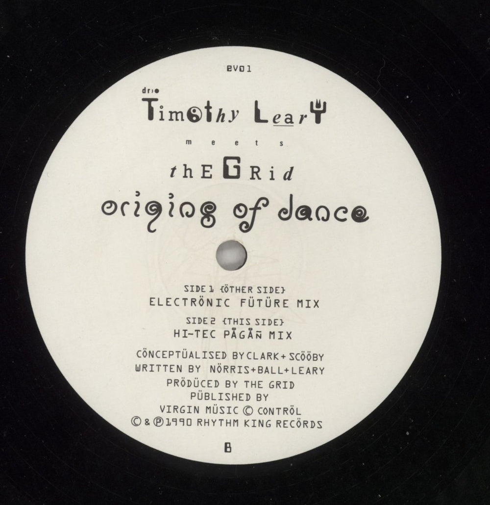 The Grid Origins Of Dance UK 12" vinyl single (12 inch record / Maxi-single) GRI12OR868554