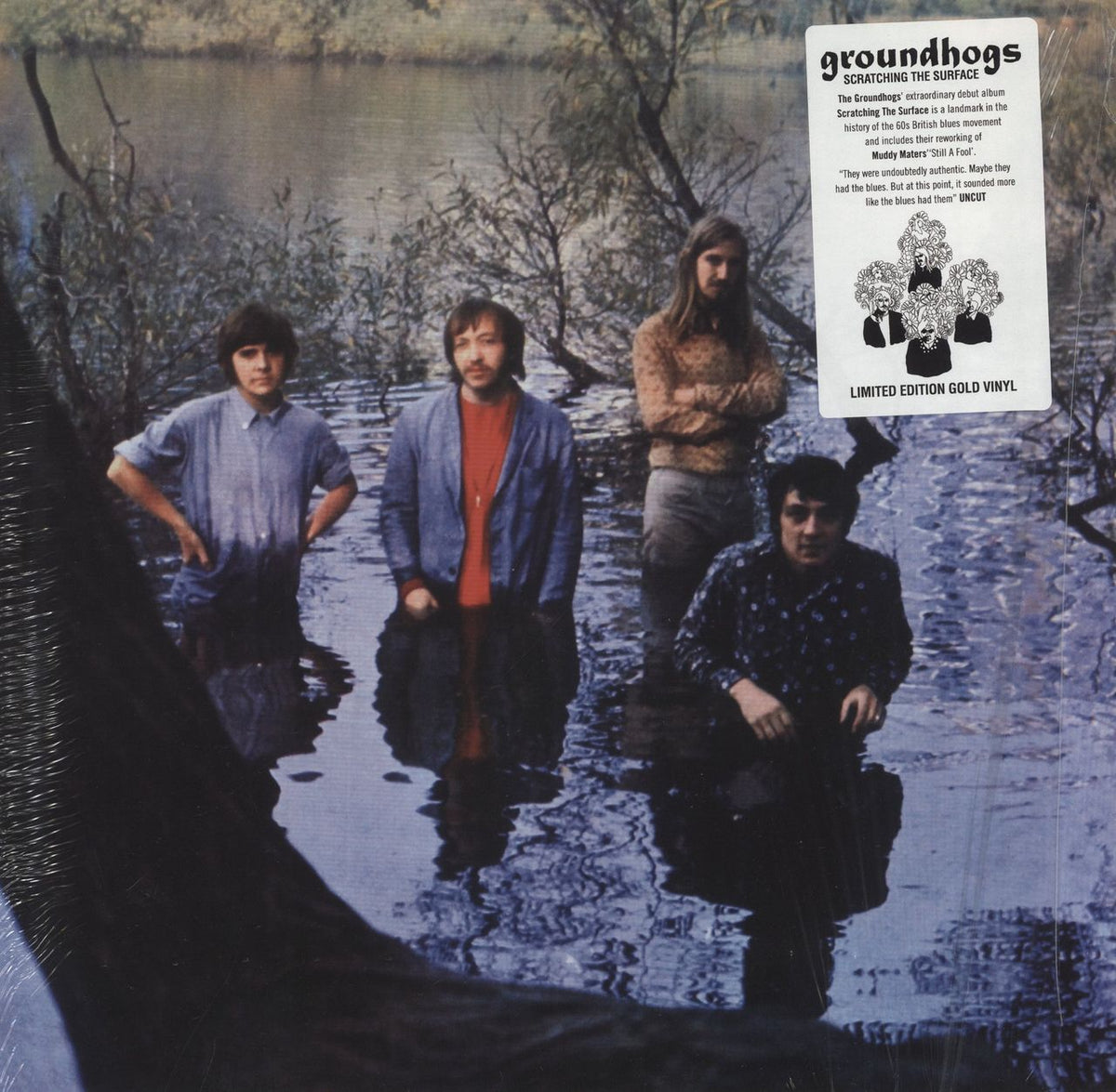 The Groundhogs Scratching The Surface - Gold Vinyl + Opened Shrink