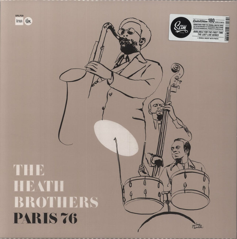 The Heath Brothers Paris 76 - 180gm UK vinyl LP album (LP record) SRLP29