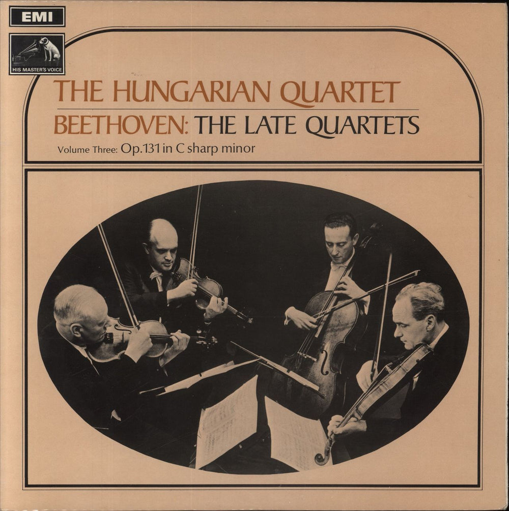 The Hungarian Quartet Beethoven: The Late Quartets - Volume 3: Quartet No. 14 In C Sharp Minor UK vinyl LP album (LP record) HQS1179