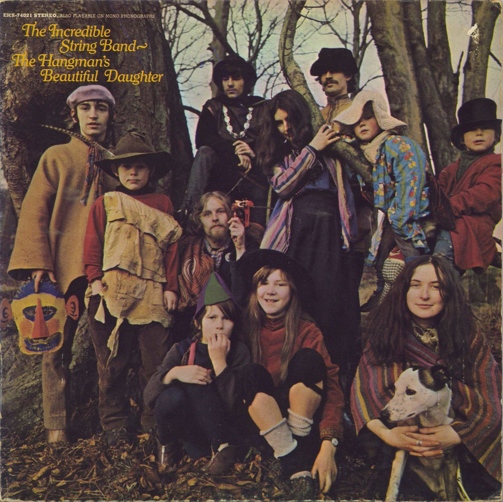 The Incredible String Band The Hangman's Beautiful Daughter + Lyric Insert - EX US vinyl LP album (LP record) EKS-74021