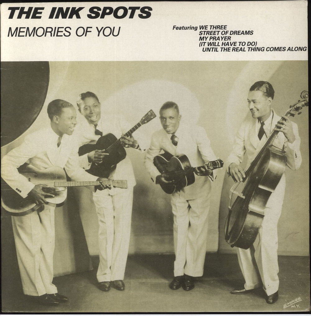 The Ink Spots Memories Of You UK vinyl LP album (LP record) MCL1743