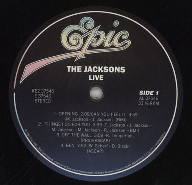 The Jackson Five Live - 40th Anniversary Edition UK 2-LP vinyl set