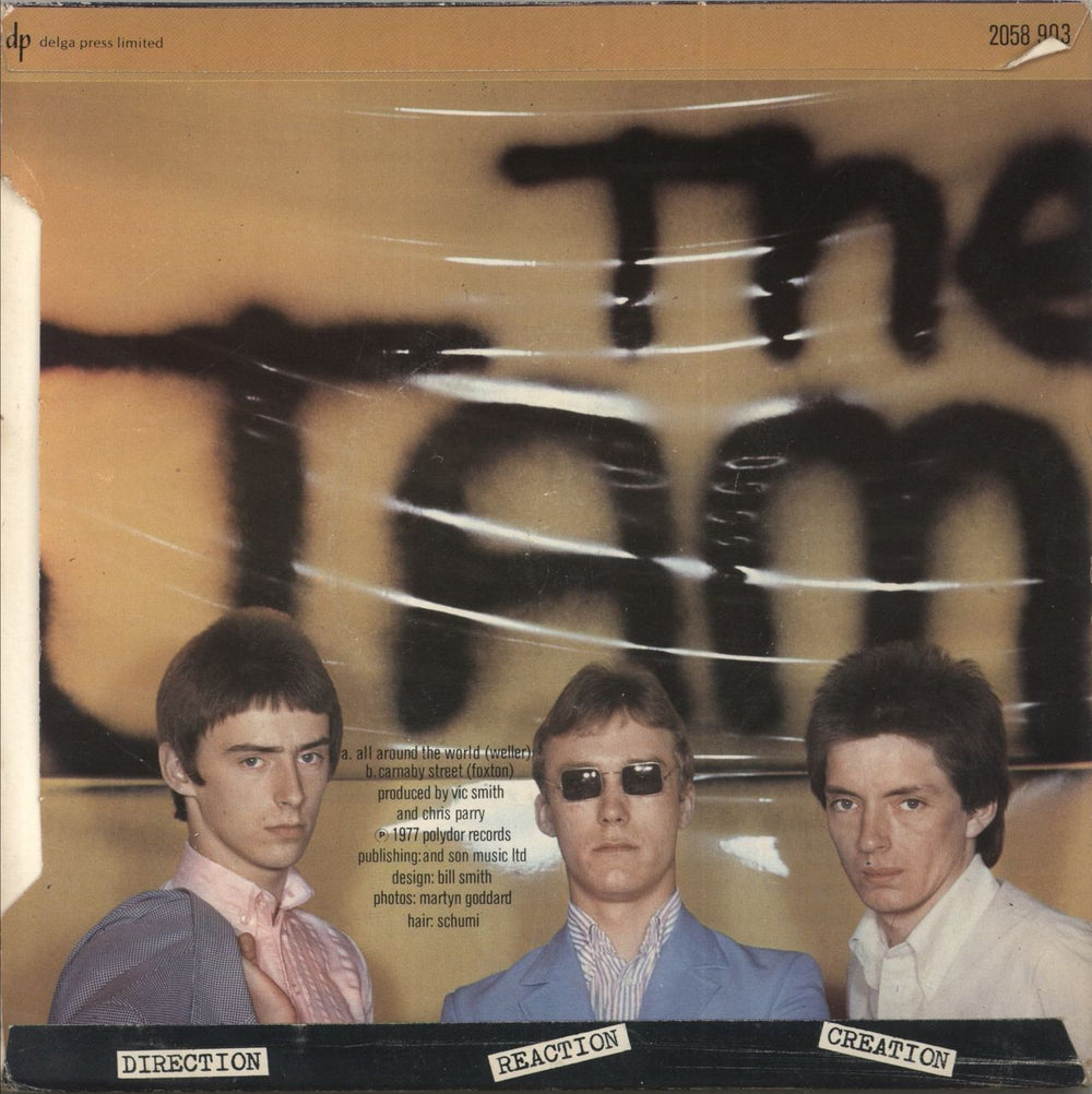 The Jam All Around The World UK 7" vinyl single (7 inch record / 45)