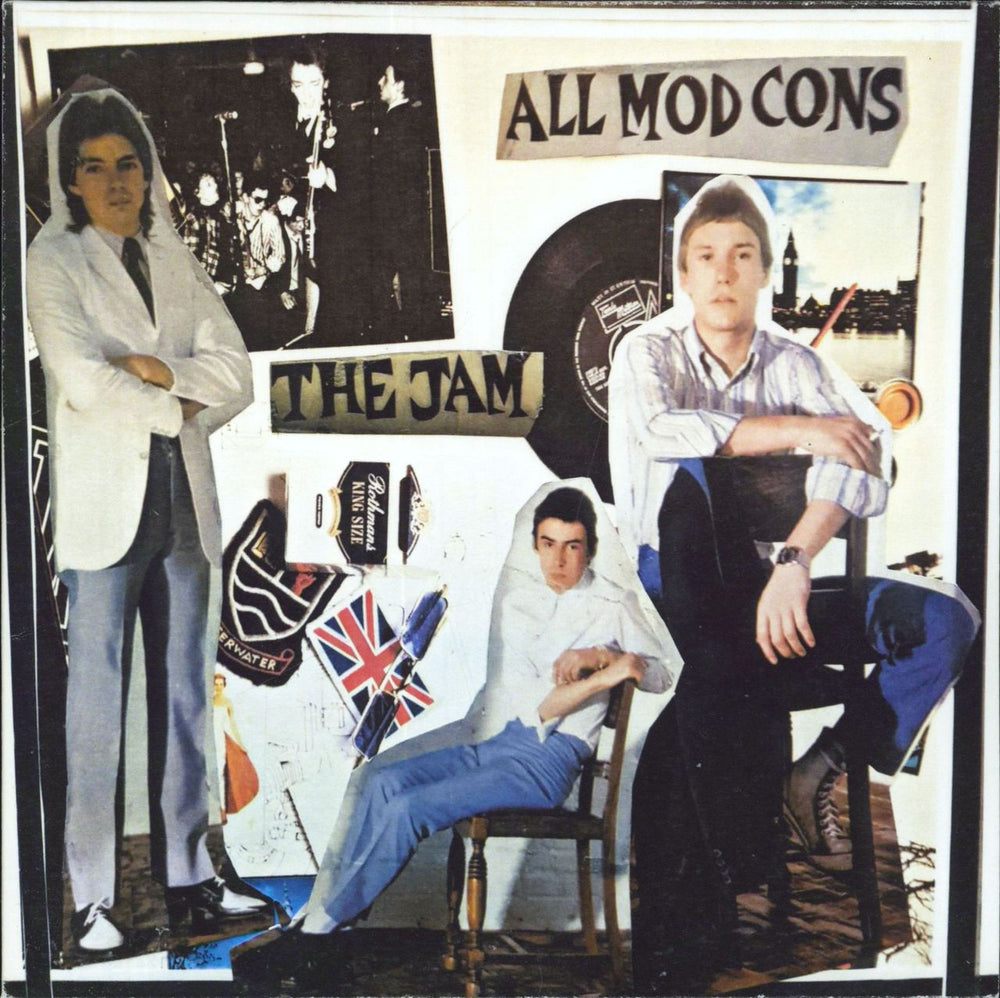 The Jam All Mod Cons - Punk Art Sleeve UK 7" vinyl single (7 inch record / 45) MAL-ONE-010