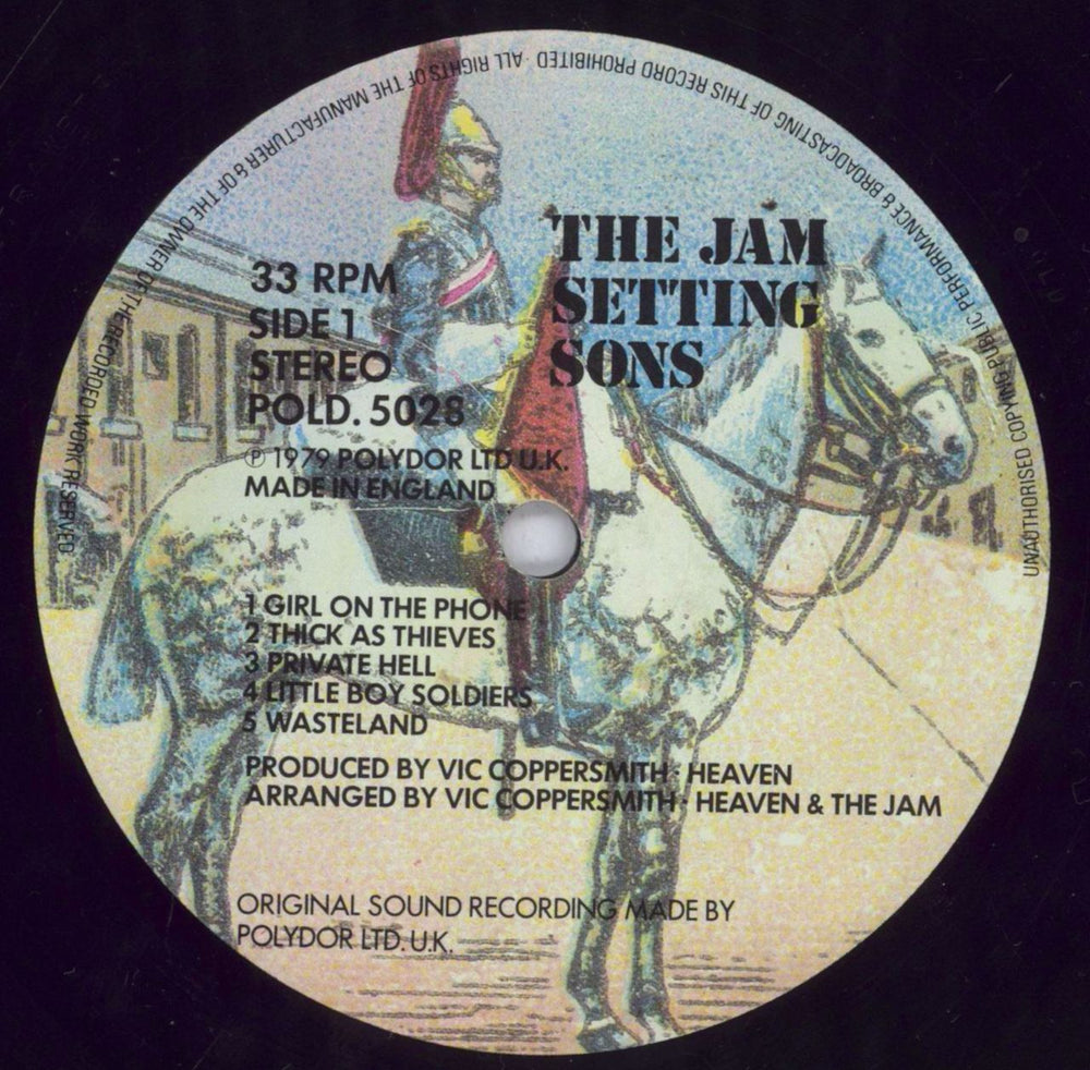 The Jam Setting Sons - 1st (a) - EX - Shrink UK vinyl LP album (LP record) JAMLPSE830694