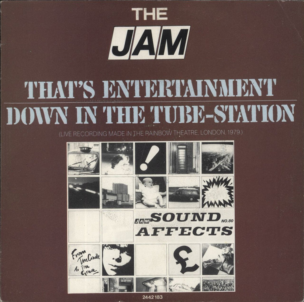 The Jam That's Entertainment - EX Dutch 7" vinyl single (7 inch record / 45)