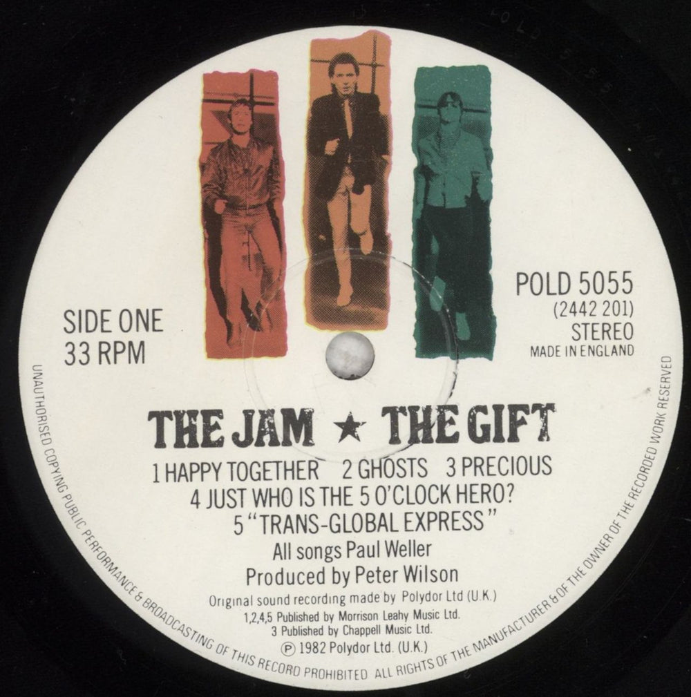 The Jam The Gift - EX UK vinyl LP album (LP record) JAMLPTH226148