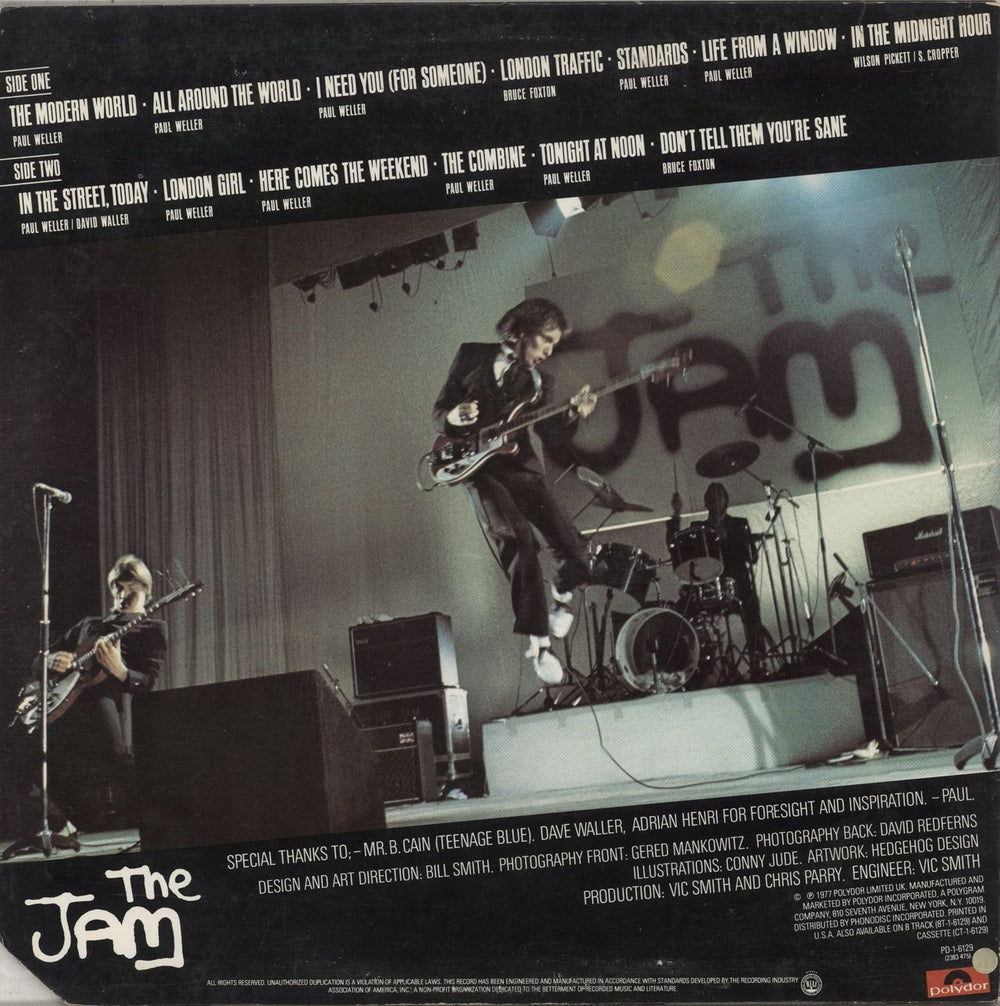 The Jam This Is The Modern World - EX US vinyl LP album (LP record)