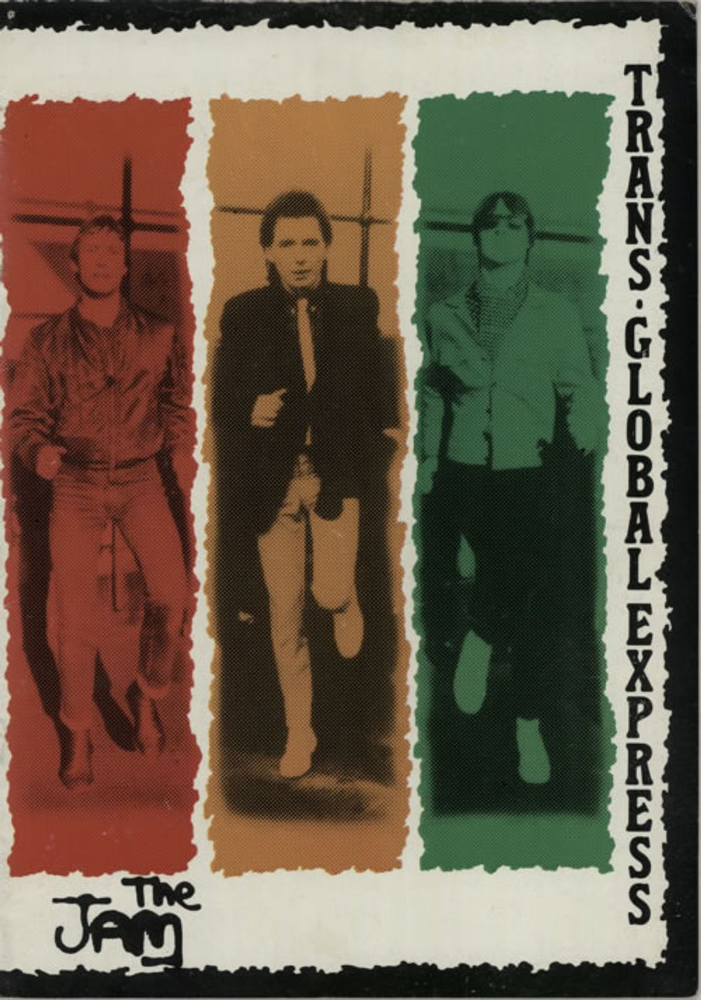 The Jam Trans Global Express - EX UK tour programme TOUR PROGRAMME