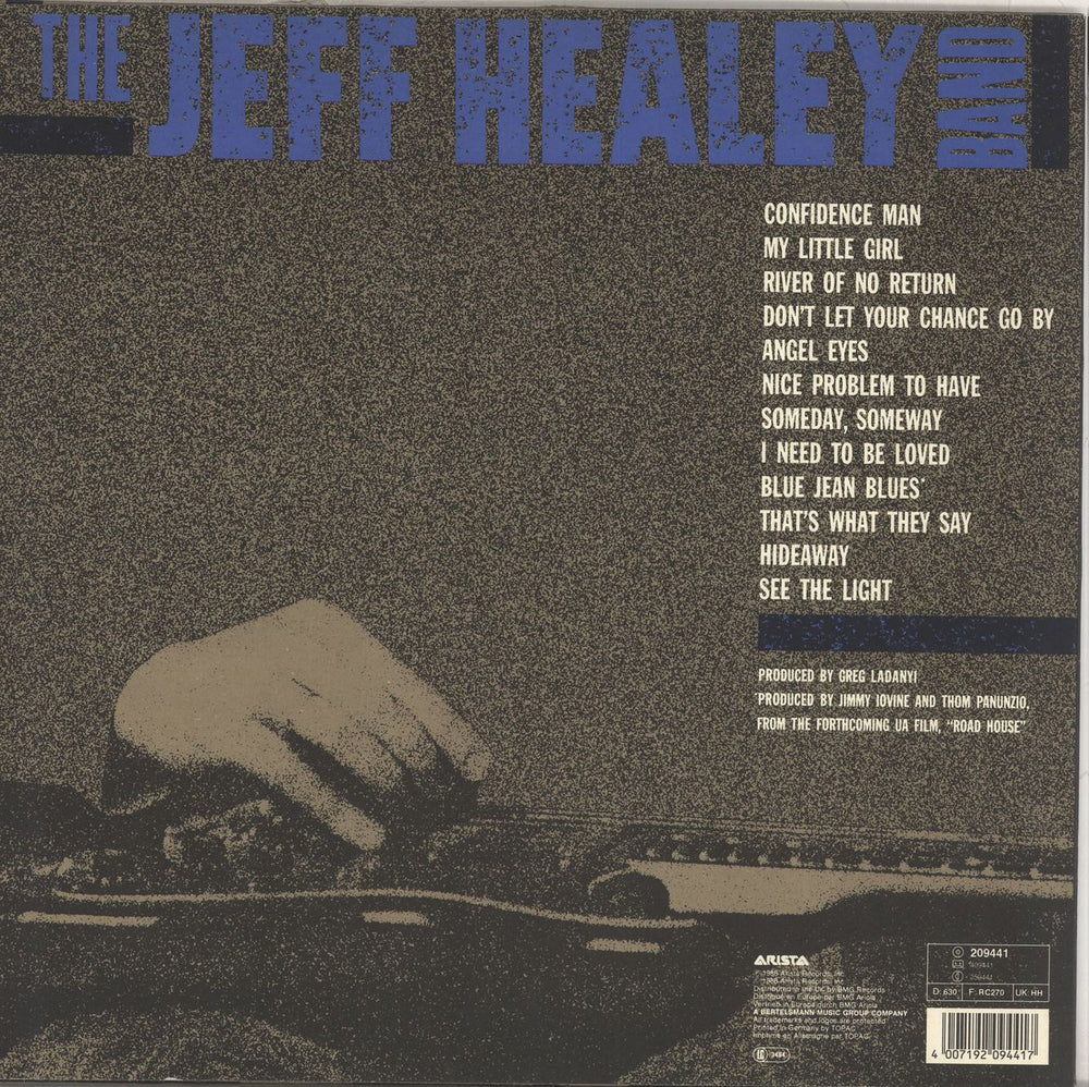The Jeff Healey Band See The Light - EX German vinyl LP album (LP record) JHBLPSE256588