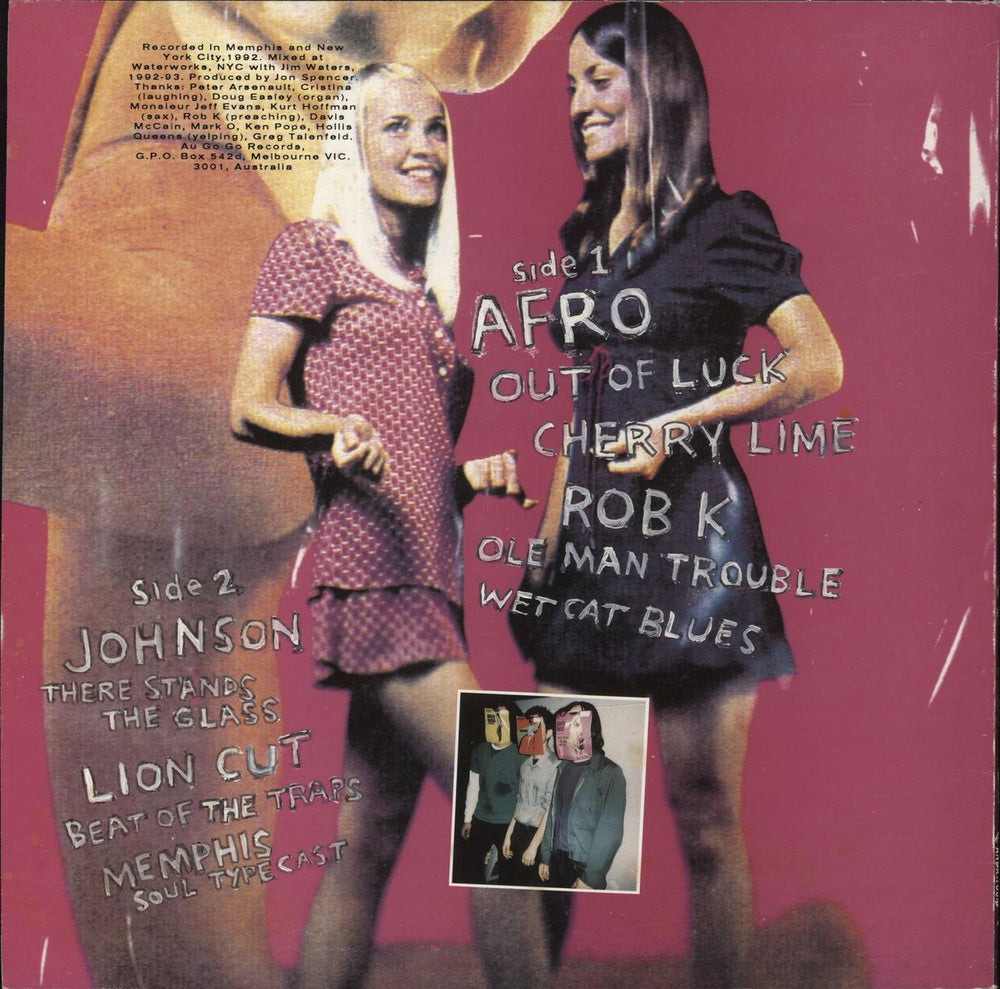 The Jon Spencer Blues Explosion Mo' Width Australian vinyl LP album (LP record)