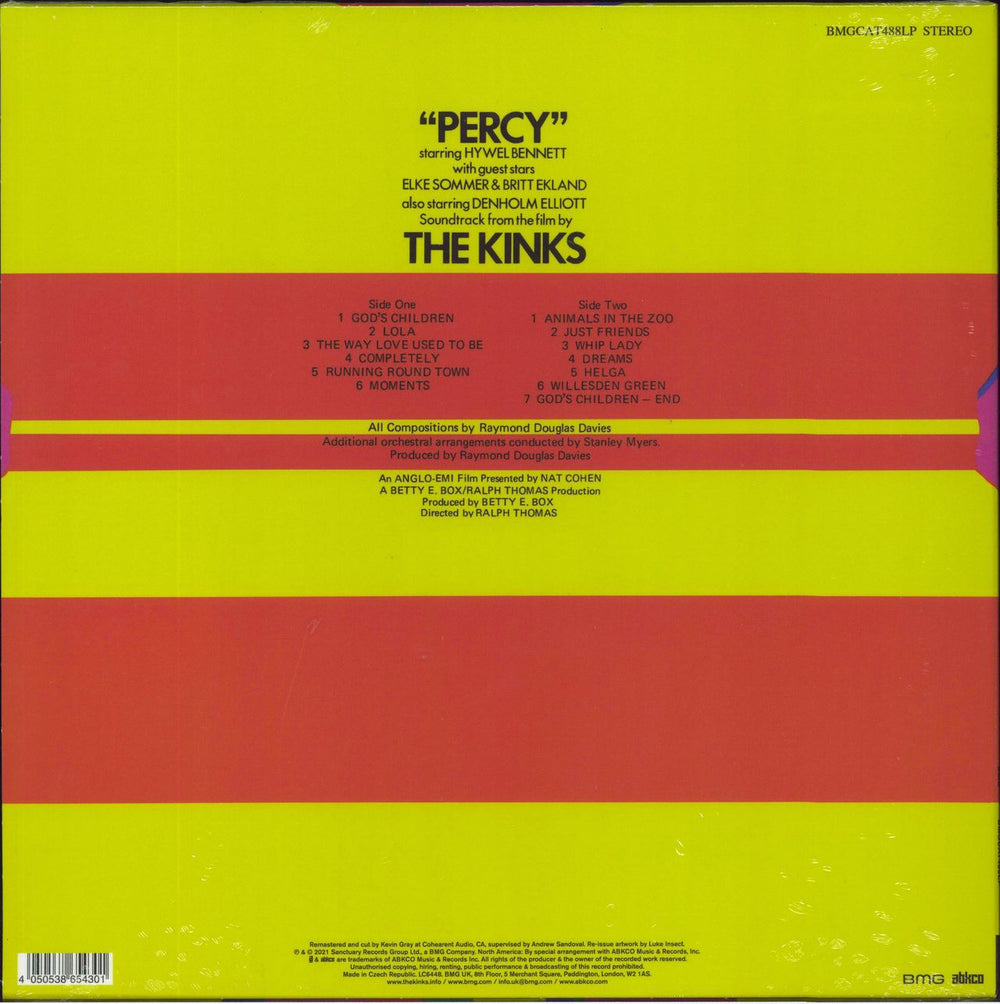 The Kinks "Percy": 50th Anniversary - Sealed UK picture disc LP (vinyl picture disc album) 4050538654301