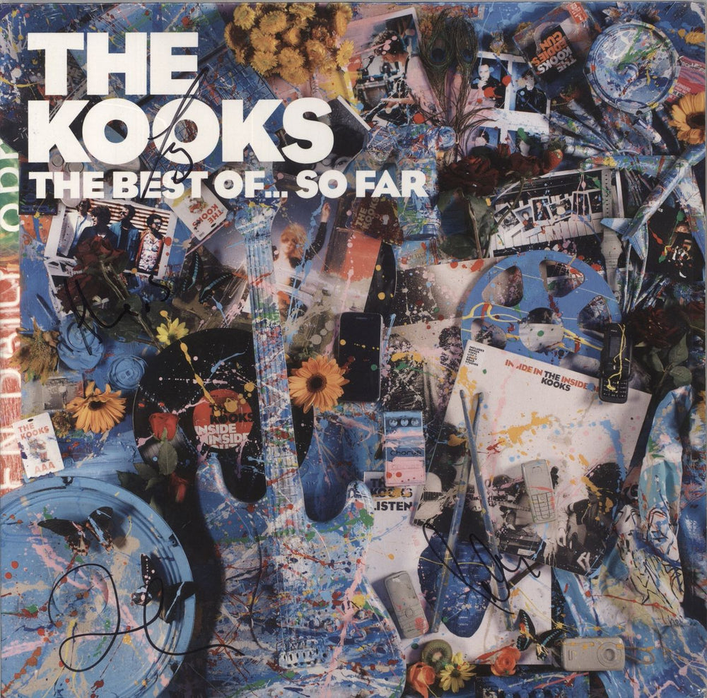The Kooks The Best Of... So Far - Autographed - Sealed UK 2-LP vinyl record set (Double LP Album) V3181