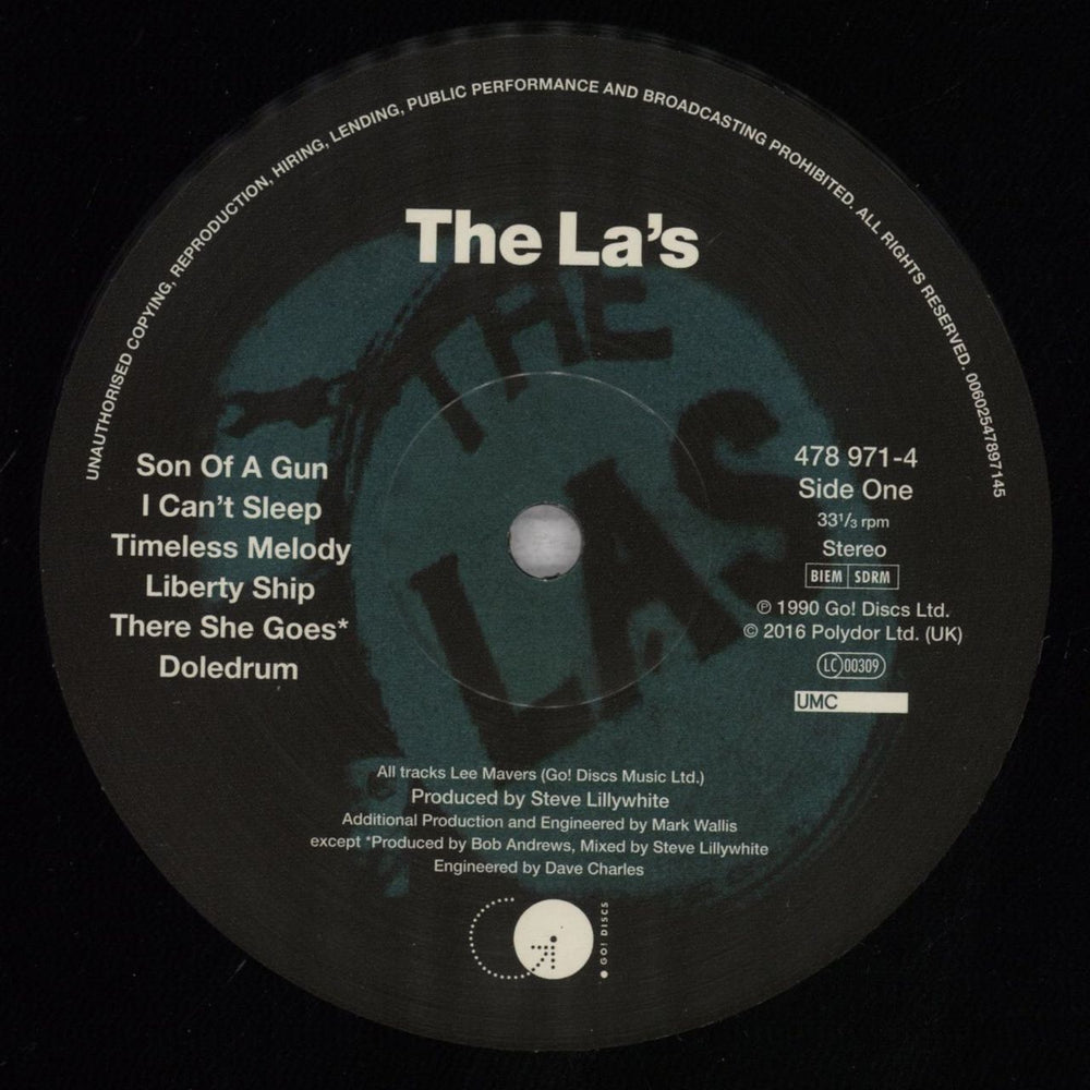 The La's The La's: Remastered - 180gm Vinyl - Stickered Shrink UK vinyl LP album (LP record) LASLPTH838265