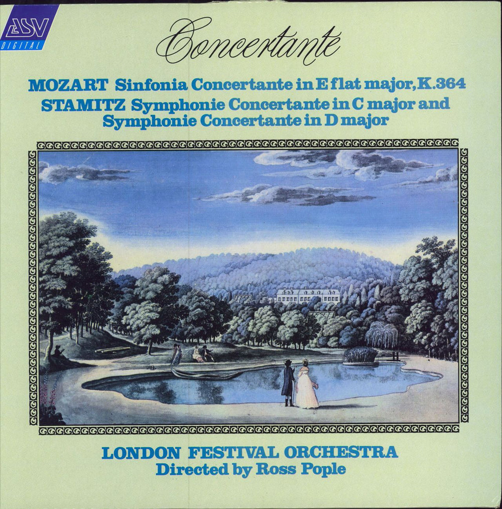 The London Festival Orchestra Mozart & Stamitz Sinfonia Concertantes UK vinyl LP album (LP record) DCA650