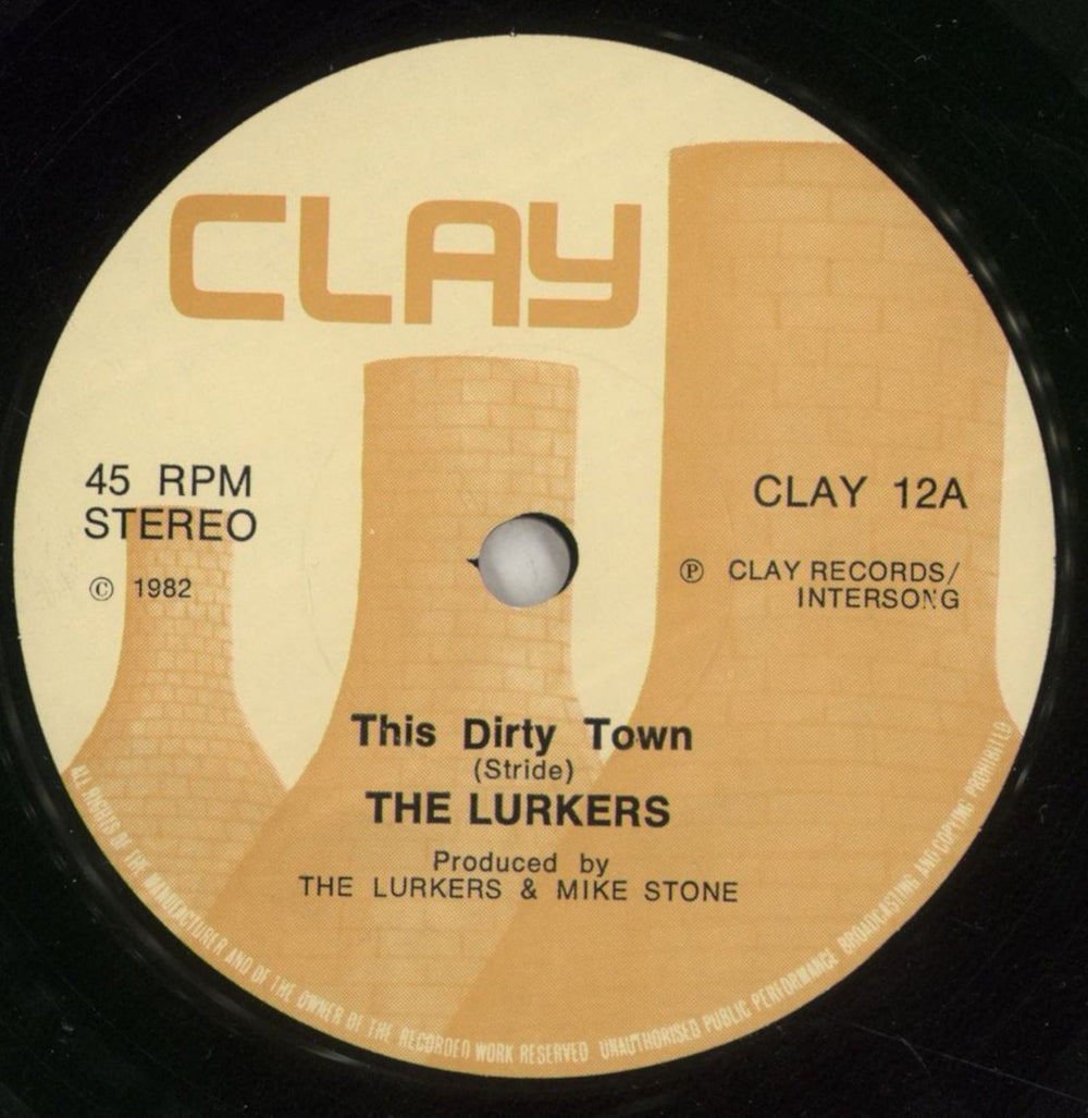 The Lurkers This Dirty Town UK 7" vinyl single (7 inch record / 45) LRK07TH814652